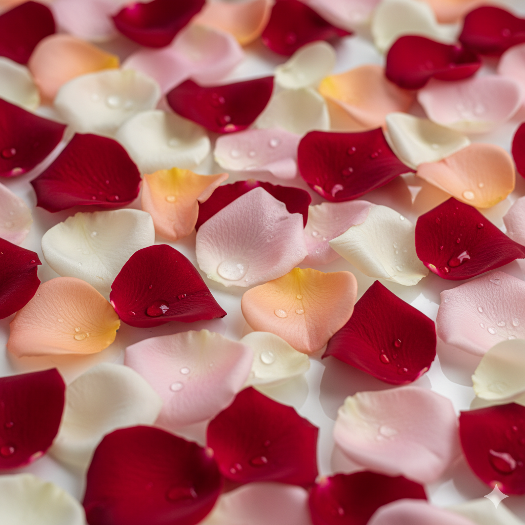 Rose petals
