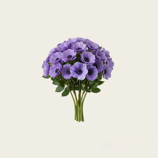 Blue Purple Anemones